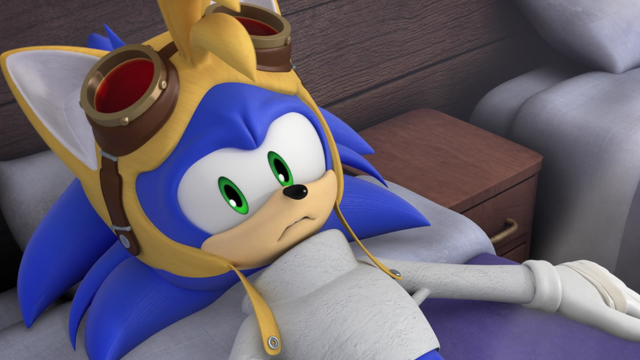 File:Sonic in Tails costume.png