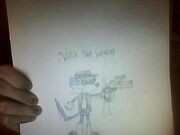 Nack the Weasel Drawing