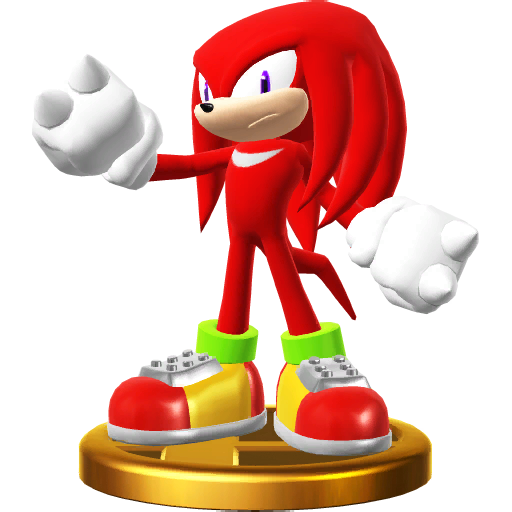 File:Knuckles trophy pose (Super Smash Bros. Wii U).png