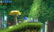 Mushroom Hill2 Screenshot - Sonic Generatiosn (3DS)