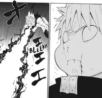 Soul Eater Chapter 108 - Black Star vomits Asura's laser