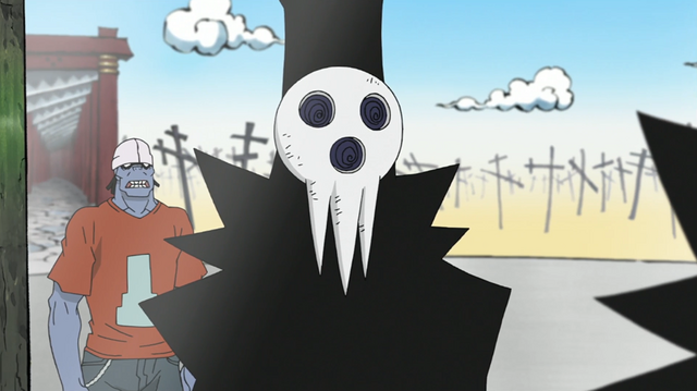 File:Soul Eater Episode 25 HD - Sid confers with Lord Death 2.png