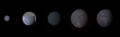 Uranian moon montage