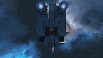 Military Minelayer stern