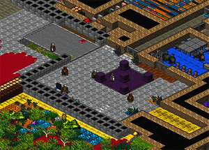 Depot courtyard