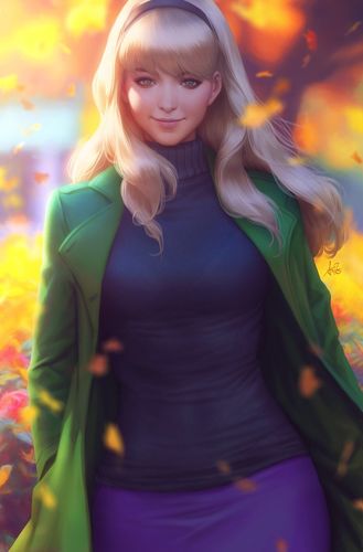 Bildresultat för gwen stacy spider man comics john romita clothes