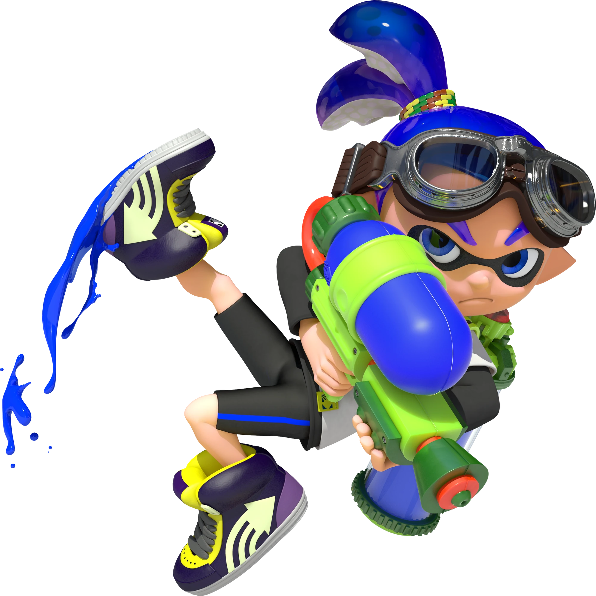 Image A male Inkling ready for battle.png Splatoon Wiki FANDOM