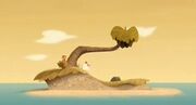 Ankle-deep Island