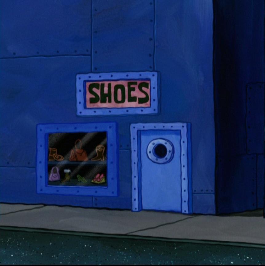 sandy shoes spongebob