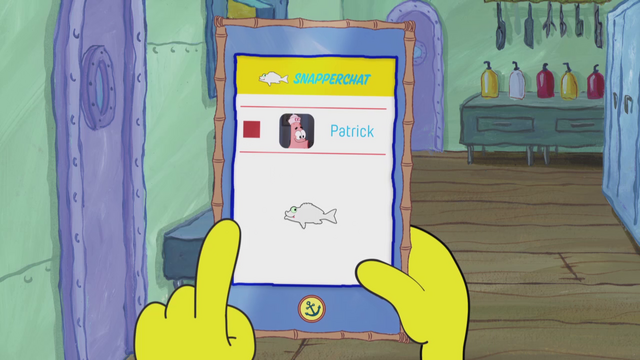 File:SpongeBob Checks His Snapper Chat 29.png