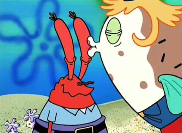 File:SpongeBob SquarePants Eugene Krabs and Mrs. Poppy Puff in Krusty Love.png