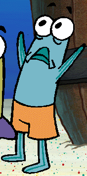 flat fish in spongebob flat fish in spongebob