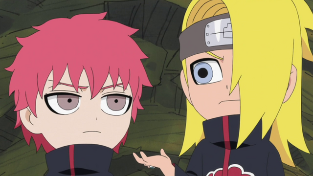 File:Deidara and Sasori.png