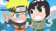 Lee racing Naruto