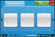 Warehouse slots