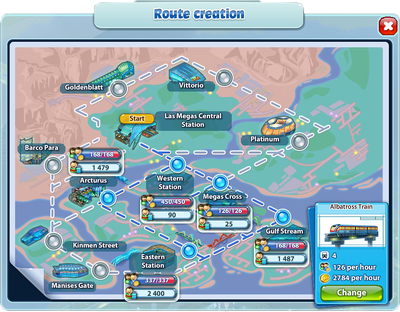 Railway Map (Las Megas)