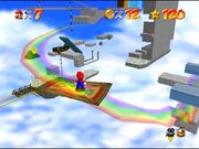 Vista general de Rainbow Ride en Super Mario 64.jpg