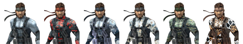 Paleta de colores Snake SSBB