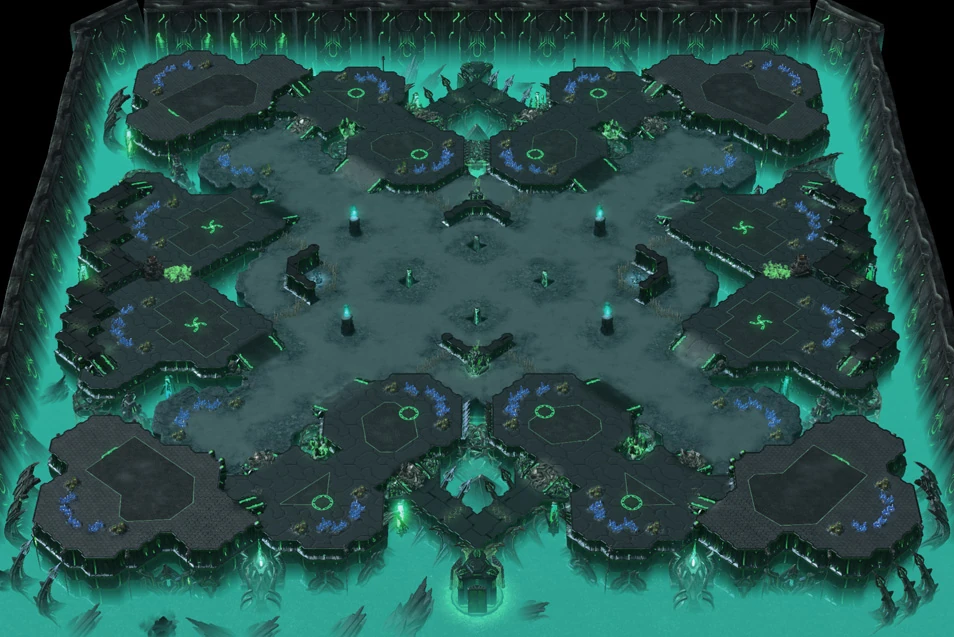 Starcraft интерактивная карта