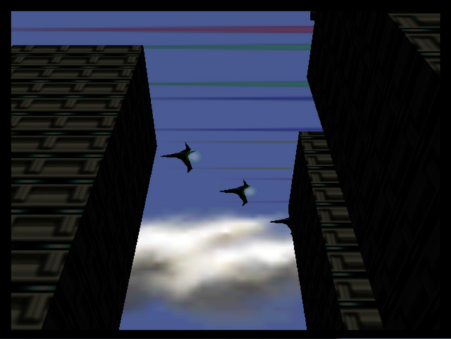 File:Star Fox 64 Cornerian Figther In Corneria City.png