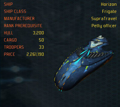 Horizon ship