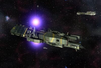 Human support ship