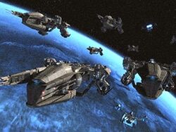 Starship trooper space ship
