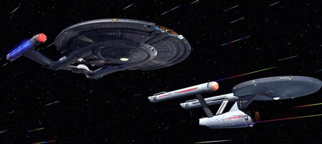 File:Avenger and Defiant at warp.jpg