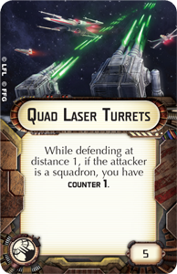 Quad-laser-turrets