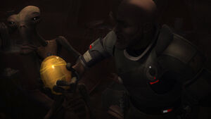 Klik Klak Geonosis nest Saw Gerrera