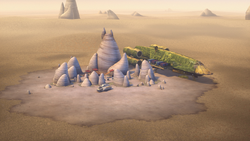 Broken Horn camp