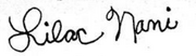 Lilac Nani signature