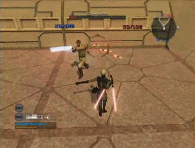 File:Asajj throwing Starblades to Obi-Wan.jpg