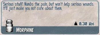 Morphine infocard