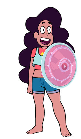 Fișier:Stevonnie Debut by Pearl With Shield.png
