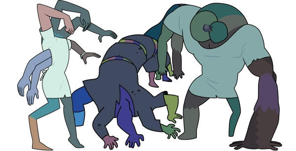 even the diamonds refrained from shattering the crystal gems