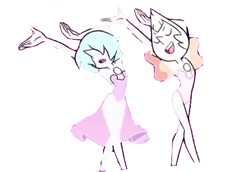 Image - Blue Pearl and Yellow Pearl dancing.png | Steven Universe Wiki ...