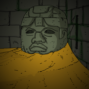 Olmec head