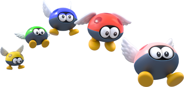 File:Para-Biddybuds Artwork - Super Mario 3D World.png