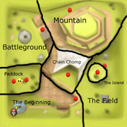 SM64 Bob-omb Battlefield Red Coins Map