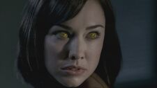 Tessa with yellow eyes