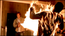 Sam burns Jack