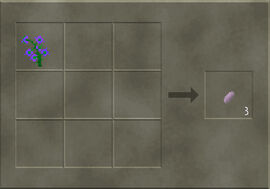 Craft purple flower seeds