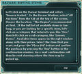 Bazaar-buying-items