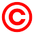 Red copyright