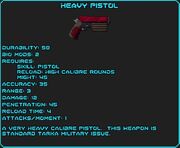 Heavy Pistol info