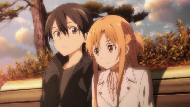 File:Kazuto and Asuna on a bench.png