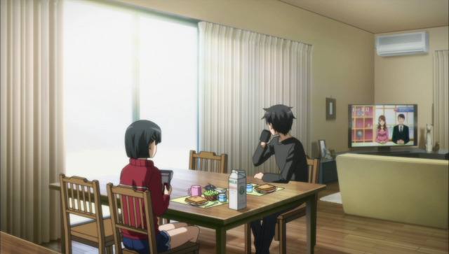 File:Kirigaya Residence - dining table and television.png
