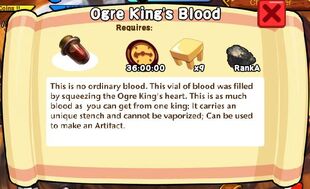Ogre King's Blood text