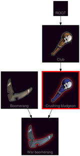 ResearchTree Crushing bludgeon